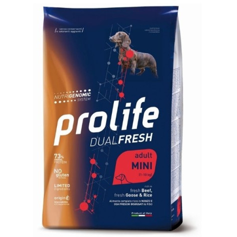 Prolife - Dual Fresh Adult Mini Beef Goose & Rice 600gr. - 