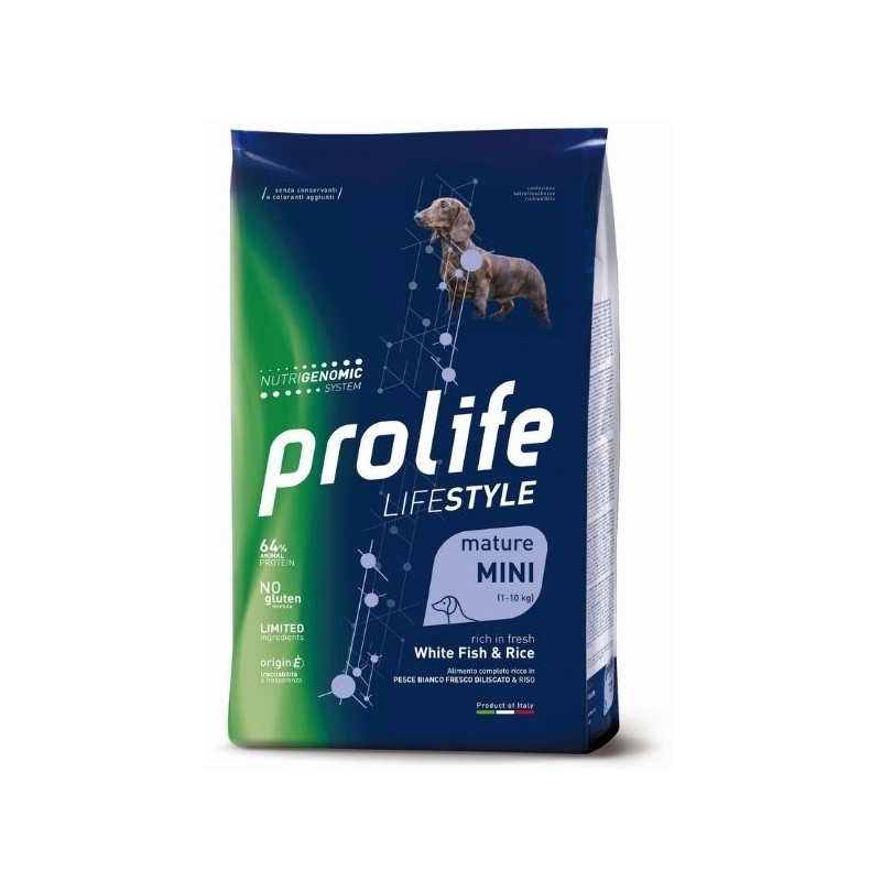 Prolife - Life Style Mature Mini White Fish et Rice 7 kg Prolife - Life Style Mature Mini White Fish et Rice 7 kg