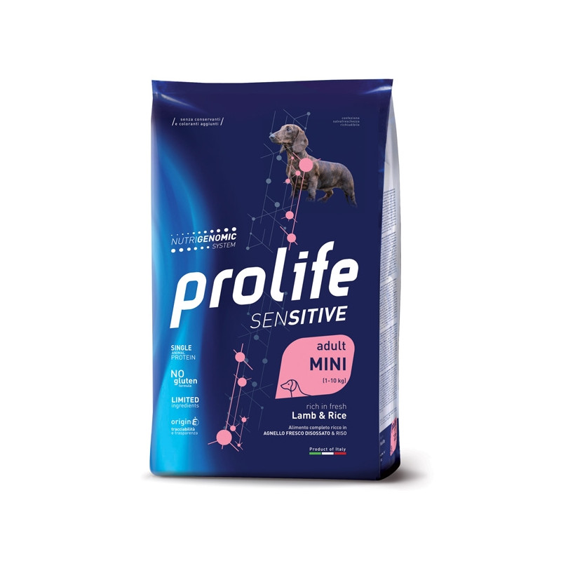 Prolife - Sensitive Adult Mini Lamb & Rice 600gr.