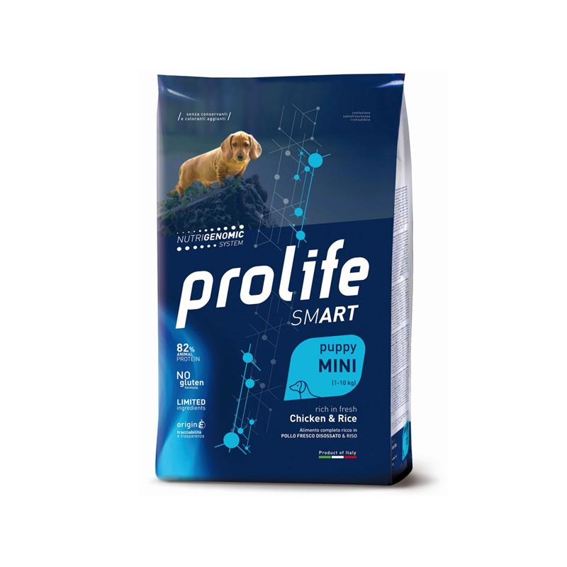 Prolife - Smart Puppy Mini Chicken et Rice 600gr Prolife - Smart Puppy Mini Chicken et Rice 600gr
