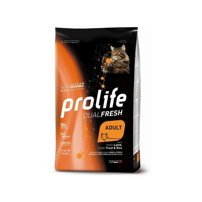 Prolife - Dual Fresh Adult Agneau, Truite et Riz 1,5KG Prolife - Dual Fresh Adult Agneau, Truite et Riz 1,5KG