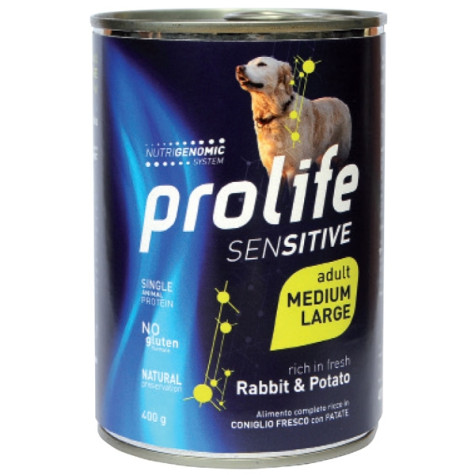 Prolife - Sensitive Adult Medium/Large Rabbit & Potato 400GR -