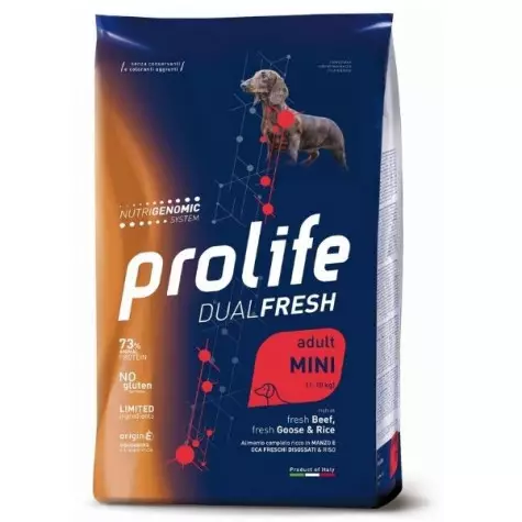 Prolife - Dual Fresh Adult Mini Beef Goose & Rice 7KG - 
