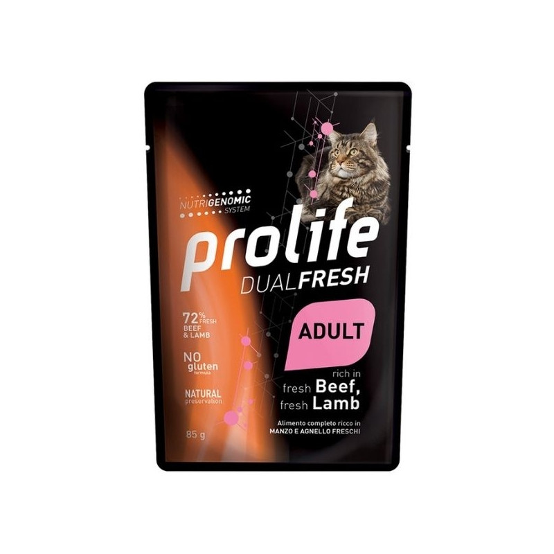 Prolife - Dual Fresh Adult Beef & Lamb 12X85GR