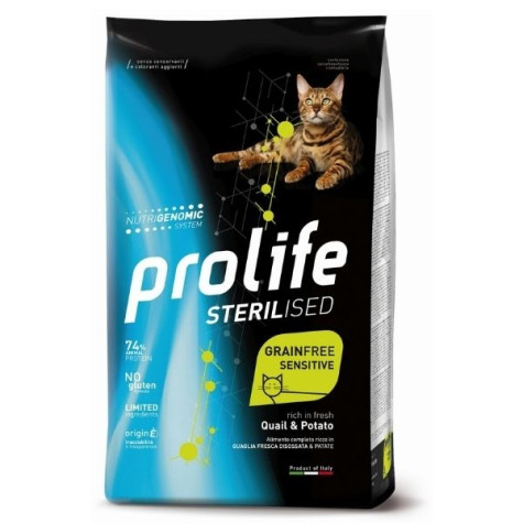 Prolife - Sterilised Grain Free Adult Quail & Potato 400gr - 