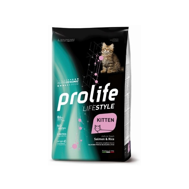 Prolife - Life Style Kitten Salmon et Rice 7KG Prolife - Life Style Kitten Salmon et Rice 7KG