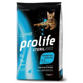 Prolife - Sterilised Grain Free Adult Sole Fish & Potato 1.5Kg - 