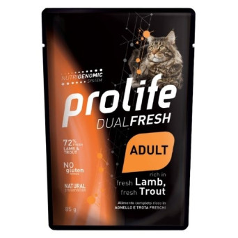 Prolife - Dual Fresh Adult Lammforelle 12x85gr - 