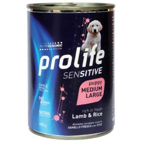 Prolife - Sensitive Puppy Medium/Large Lamm & Reis 400gr - 
