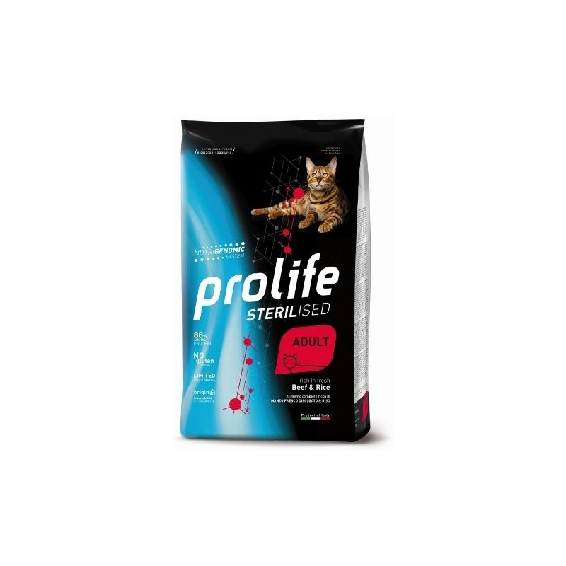 Prolife - Sterilised Adult Beef et Rice 400gr Prolife - Sterilised Adult Beef et Rice 400gr