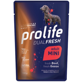 Prolife - Dual Fresh Adult Mini Beef & Goose 100gr - 