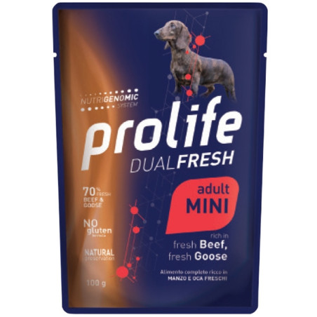 Prolife - Dual Fresh Adult Mini Beef & Goose 100gr - 