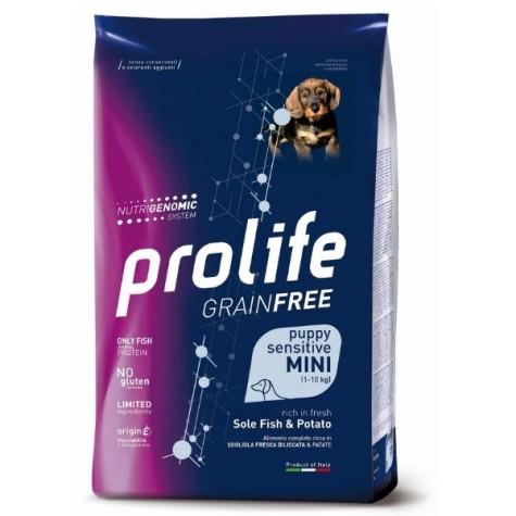 Prolife - Grain Free Puppy Mini Sensitive Sole Fish & Potato 7Kg - 