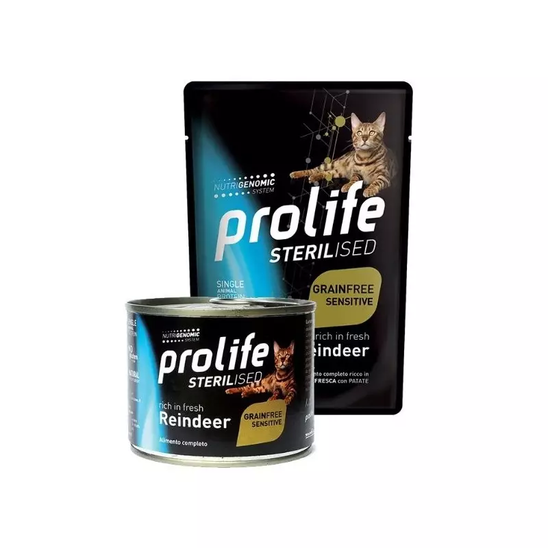 Prolife - Sterilised Grain Free Adult Reindeer 200gr