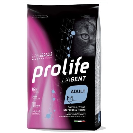 Prolife - Exigent Adult Lachsforelle, Stör und Kartoffel, 7 kg - 