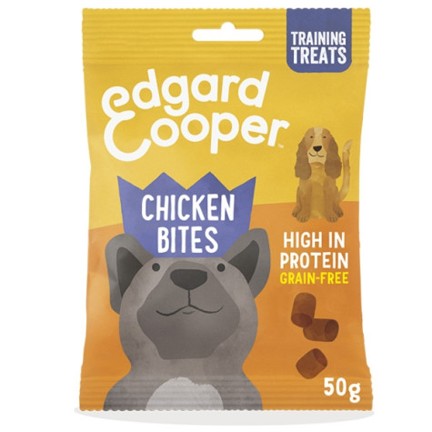 Edgard&Cooper - Bocconcini Bites di Pollo Senza Cereali 50gr - 