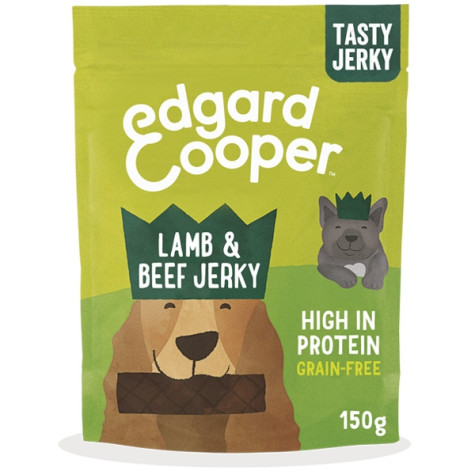Edgard&Cooper - Strips of Lamb and Beef Without Grain 150gr - 