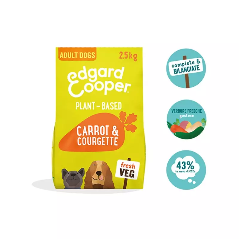 Edgard&Cooper - Plant Based Carrots & Crispy Courgettes 7Kg