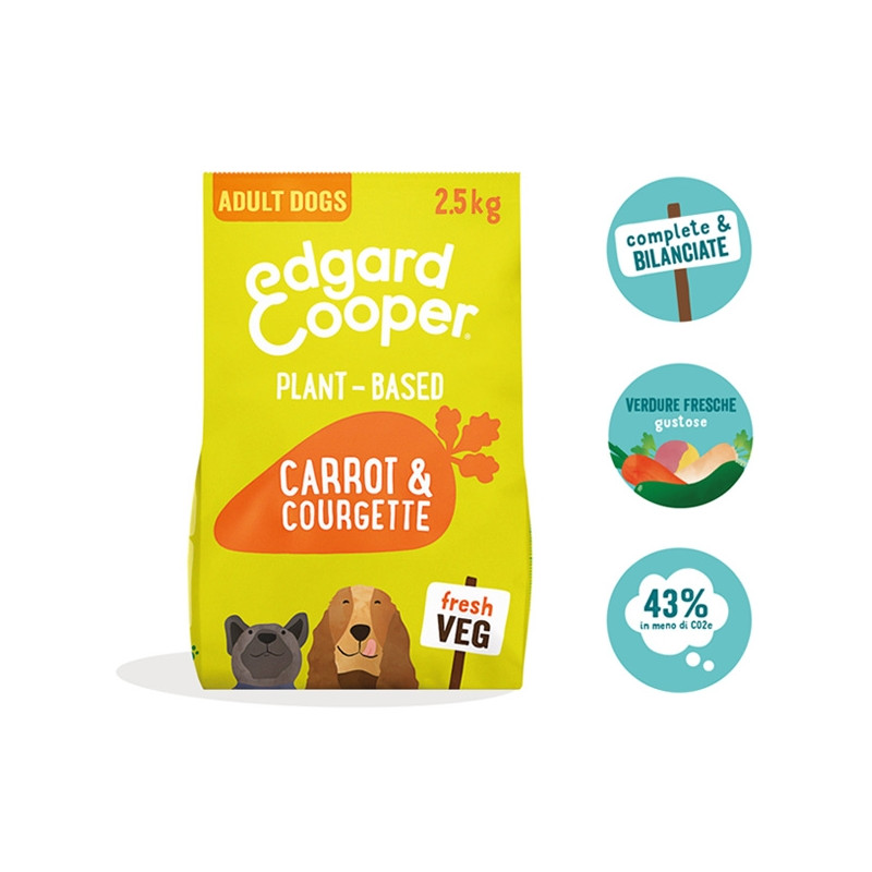 Edgard et Cooper - Plant Based Carottes et Courgettes Croccanti 2Kg Edgard et Cooper - Plant Based Carottes et Courgettes Croccanti 2Kg