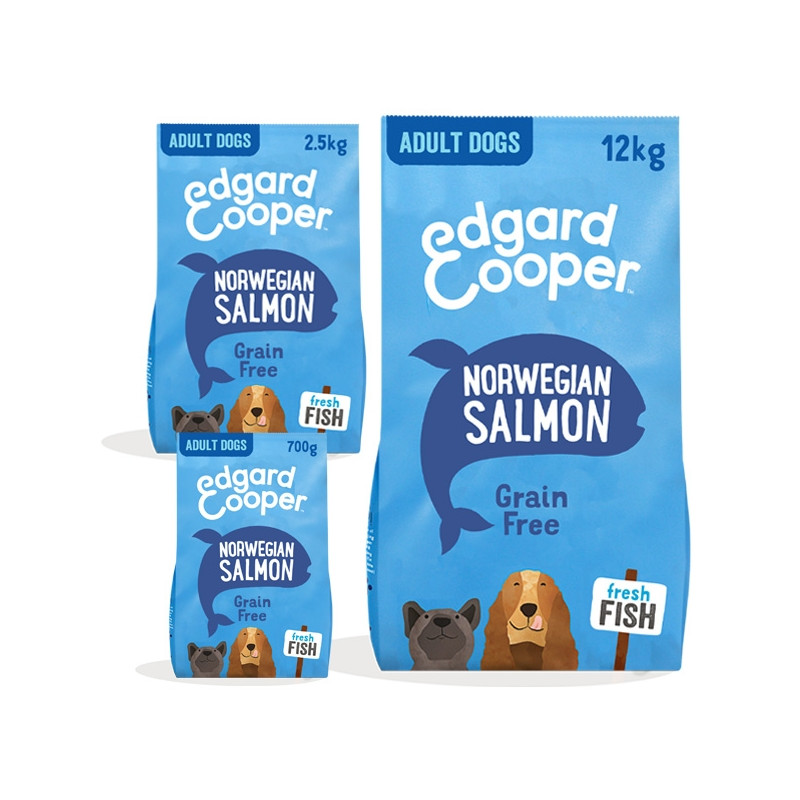 Edgard et Cooper - Adult Carne Fresca di Saumon Norvegese Senza Cereali 700gr Edgard et Cooper - Adult Carne Fresca di Saumon Norvegese Senza Cereali 700gr