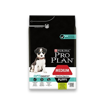 Nestlé' Purina - Pro Plan Medium Puppy Optidigest Sensitive Digestion mit Agnello 12 kg - 