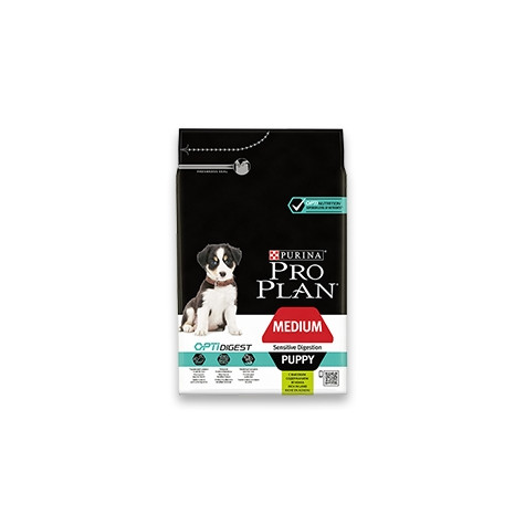 Nestle' Purina - Pro Plan Medium Puppy Optidigest Sensitive Digestion con Agnello 3Kg - 