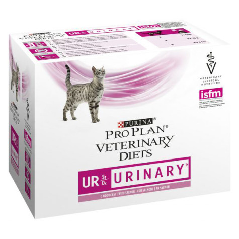 Nestle' Purina - Pro Plan Veterinary Diets Urinary UR St/Ox con Salmone 10X85GR - 