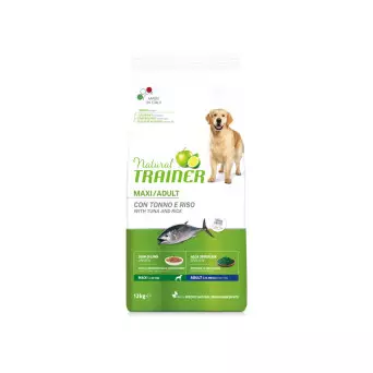 Trainer - Natural Adult Maxi con Tonno e Riso 12KG - 
