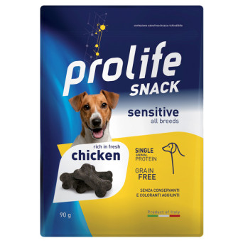 Prolife - Snack Sensitive Grain Free al Pollo 90gr - 