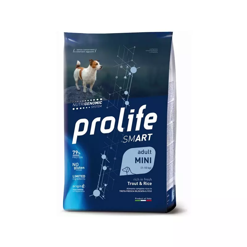 Prolife - Smart Adult Mini Forelle & Reis 7KG Prolife - Smart Adult Mini Forelle & Reis 7KG