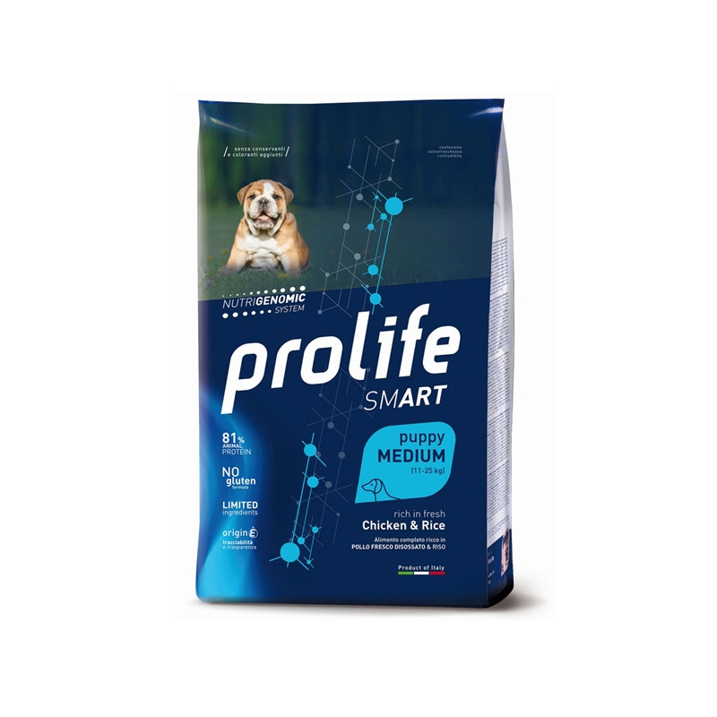 Prolife - Smart Puppy Medium Chicken et Rice 2.5KG Prolife - Smart Puppy Medium Chicken et Rice 2.5KG