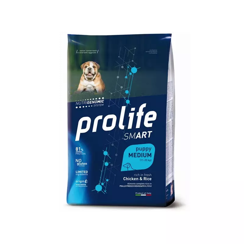 Prolife - Smart Puppy Medium Chicken & Rice 2.5KG Prolife - Smart Puppy Medium Chicken & Rice 2.5KG