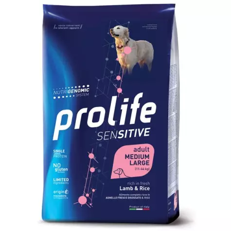 Prolife - Sensitive Adult Medium/Large Lamm & Reis 2,5 kg - 