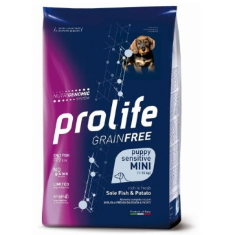 Prolife - Grain Free Puppy Mini Sensitive Sole Fish & Potato 600gr - 