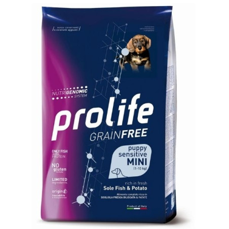 Prolife - Grain Free Puppy Mini Sensitive Sole Fish & Potato 600gr - 