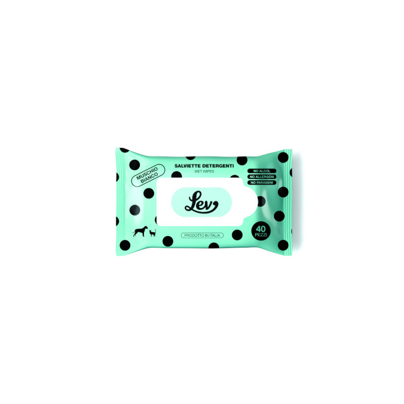 Lev - Lingettes al Musc blanc da 40 pièces Lev - Lingettes al Musc blanc da 40 pièces