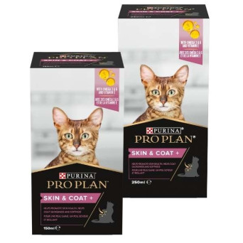 Nestle' Purina - ProPlan Nahrungsergänzungsmittel für Haut und Fell für Katzen, 6 x 150 ml - 