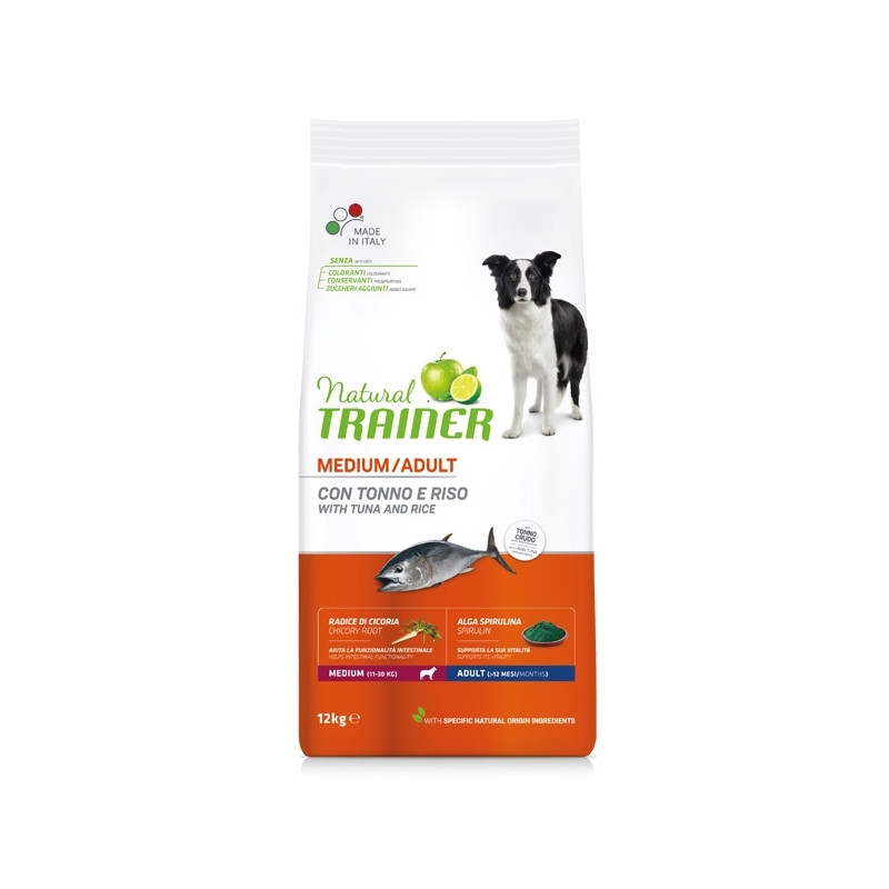Trainer - Natural Adult Medium avec Thon et Riz 3KG Trainer - Natural Adult Medium avec Thon et Riz 3KG