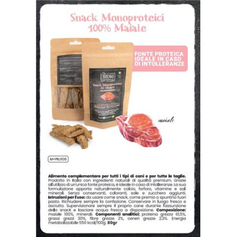 FARM COMPANY Buono Snack Monoproteico al Maiale 80 gr. - 