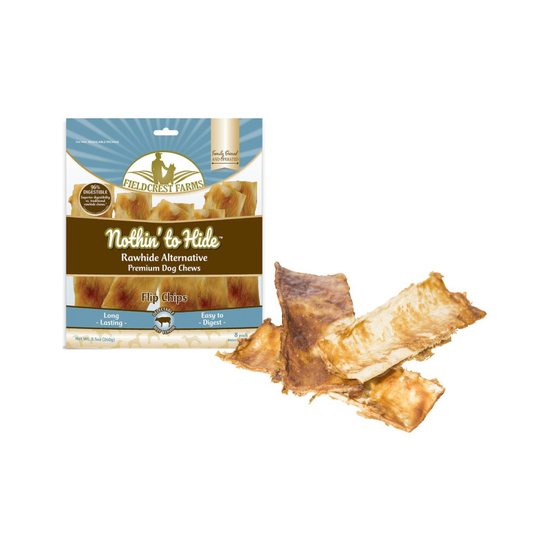 FARM COMPANY NOTHING TO HIDE Snack per cani chips al manzo 8 pz.