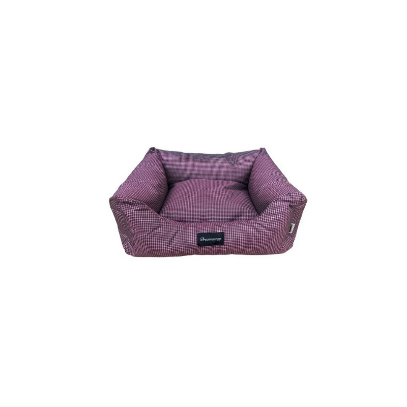 Fabotex - Dreamaway Boston Sofa Fantasia Quadri Fuxia Tg. XL 100 x 80 x 25 cm