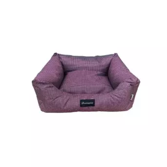 Fabotex - Dreamaway Boston Sofà Fuchsia Check Pattern Tg. L 80 x 67 x 22 cm - 