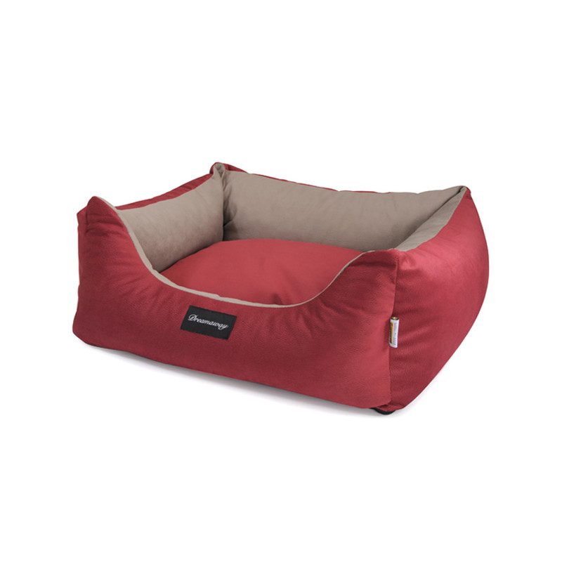 Fabotex - Cuccia Dreamway Sofa Soft Rosso 100 x 80 x 25h cm