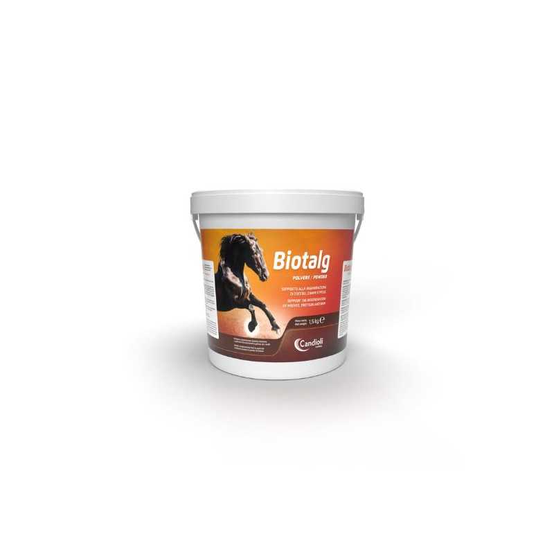 CANDIOLI Biotalg - biotina per la crescita dello zoccolo 1,5 kg. CANDIOLI Biotalg - biotina per la crescita dello zoccolo 1,5 kg.