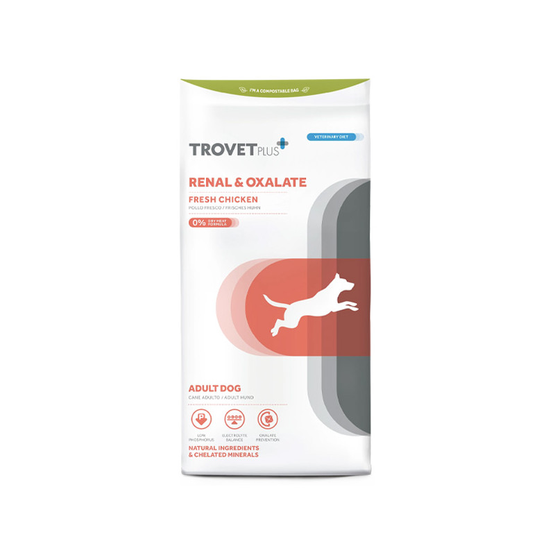 Trovet - Plus Adult Renal & Oxalate Huhn Fresco 3kg.