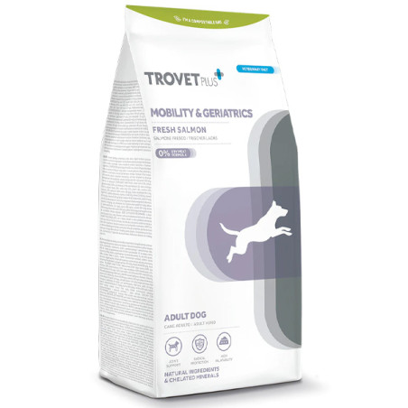 Trovet - Plus Dog Adult Mobility & Geriatrics Salmone Fresco 3KG - 