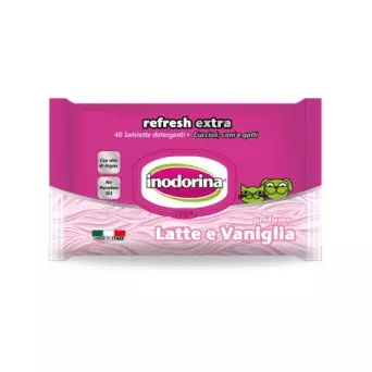 INODORINA WIPES MILK VANILLA 40 pcs.