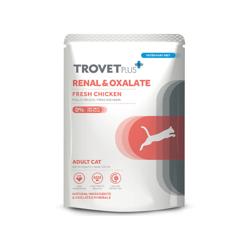 Trovet - Plus Cat Renal & Oxalate Huhn Fresco 85gr Trovet - Plus Cat Renal & Oxalate Huhn Fresco 85gr
