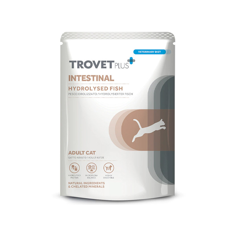 Trovet - Plus Cat Intestinal Poisson Blanc Idrolizzato frais 85 g Trovet - Plus Cat Intestinal Poisson Blanc Idrolizzato frais 85 g