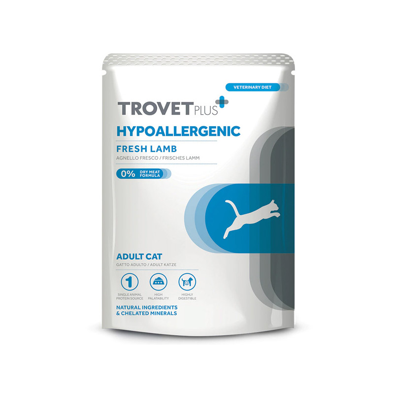 Trovet - Plus Cat Adult Hypoallergenic Lamm Fresco 85gr